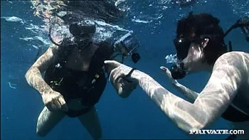 Sabina Is Fucked Underwater before the Ocean Is Filled with Tiny Sperm - Private Porn Sex Videos
