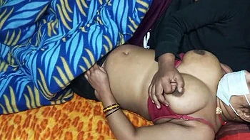 First Time My Indian Wife Sucks My Dick - Amateur Homemade Blowjob with Big Tits
