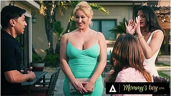 Ryan Keely And Penney Play In Stepmommys Boy - Milf Penny Barber Caught Bff Fucking Her Stepson & Joins In! Busty Stepmom Group Sex!