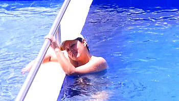 AdamAndEve & Lupo Outdoor Nudist Sex - Big Natural Tits & Happy Ending Cumshot