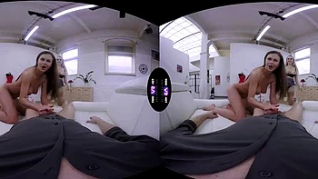 No idea: Blowjob, Cowgirl  Big Tits VR Porn