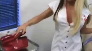 Don t steal from your doctor: Blowjob, Missonary  Big Tits Porn