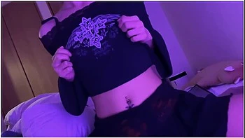 While Thrusting Her Hips Up And Down, She Flicked Her Nipples At High Speed And Said, Ooooooo