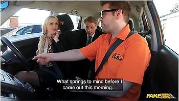 Husband And Wife Revive Their Sexual Feelings By Fucking In A Car With Amber Jayne And Marc Kaye