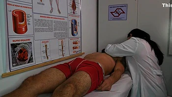 Nurse Gets Excited By Patients Erection