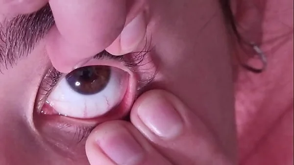 Cum dumpster gets a full cumshot into her open eye | talking