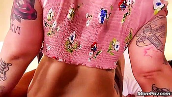 Inked Chubby Cougar Pov Sex Video