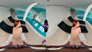 Redhead beauty Holly Molly enjoys passionate sex with her boyfriend