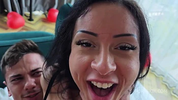 Hard Threesome With Hot Slut Brunette With Tommy Cabrio!! Caramella Del X & Jimmy Bud