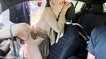 First Dogging In France. My Muslim Hijab Wifes First Fuck With A Stranger