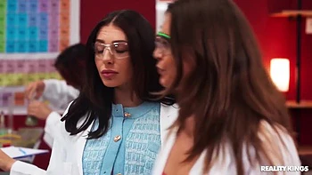 Sucks The Professors Cock And Joins Them With Selina Bentz And Brenna Mckenna