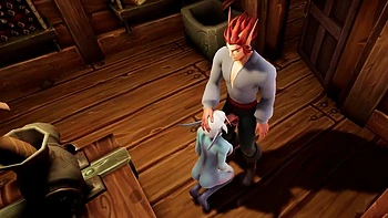 Elf Fucks Night Elf with a Blindfold in the Kitchen - Warcraft Porn Parody