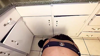 Stepdad Screw Teen 18+ In The Booty As This Babe Trying To Sneak Out With Boyfriend