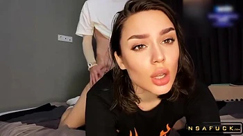 Steamy Student 18+ Gives Oral And Rides Penis