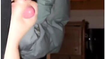 I Make Him Cum With My Hot Nails That Shine From The Oil. If I Hadnt Tickled His Balls, He Wouldnt