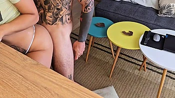 Full With My Partner Having Sex In The Living Room