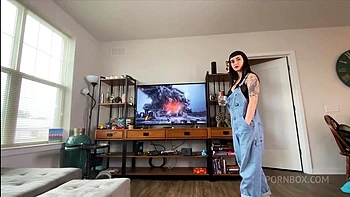 Pov - Fucking My Stepsister's Fat Ass - Gape And Anal Creampie! Steve Rickz And Ava Damore