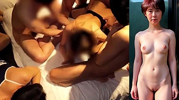 Korean Milf Oh Hye Kyoung Gangbang Cum inside