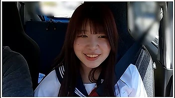 Female Announcer Aspirant Kasumi-chanlicking Blowjob And Nipple Licking Handjob In The Car