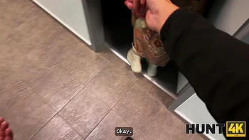 HUNT4K. Spirits told her to suck a big dick and be fucked roughly