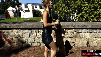 Public amateur bonded outdoors