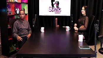 Tifany Rocha, Alice Vasconcelos And Negro Top Oficial In Compilados Do No Papo Com Tifany Parte 4 (watch On: Sheer/red)