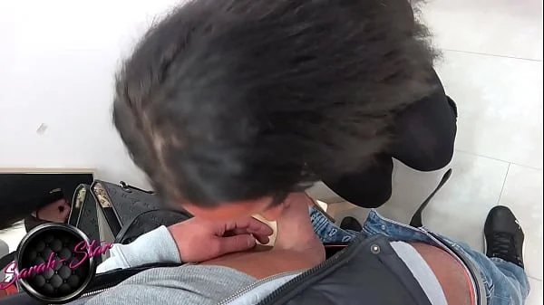 Vom Kaufhausdetektiv ins Maul gefickt