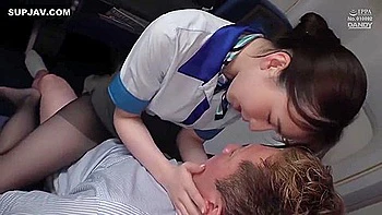 818 A Cabin Attendant With A Beautiful Ass Who Will Make A Seated Man Weak With Her S Shaped Ass Shaking Cowgirl Position Without Moving At All Decensored