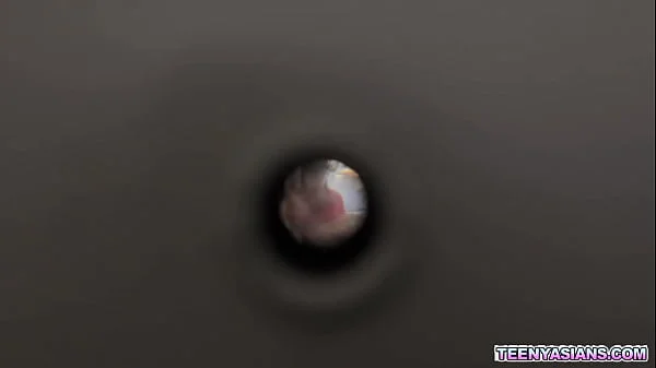 Two horny teens ordered some pizza and fucked this sexy asian delivery girl.