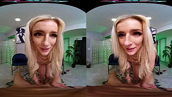 Hyley Winters love birds: Blowjob, Doggy  Cowgirl VR Porn