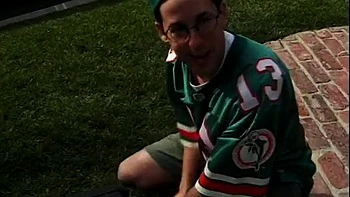 Redhead gets fucked doggy style