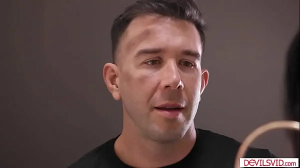 Black babe anal fucked by white guy