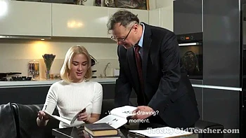 TEACHER TEACH ALLI ft. Allie James: Blowjob, Doggy  Cowgirl Porn