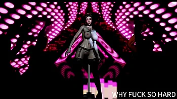 3D Horny Slut Asian Whore Wearing Lingerie Got Fucked