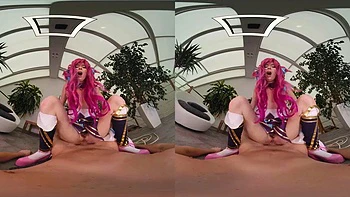 Pink LOL Cosplay Vr: Blowjob, Cowgirl  Cumshot Porn