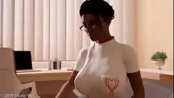 Enfermera ayudando a paciente
