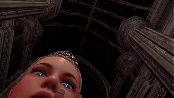 Giant Empress sucks the life out a pure guy's dick (POV)