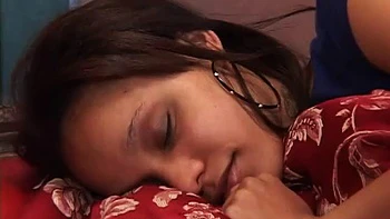 Cute blonde fingers and licks brunettes pussy