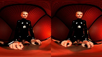 Mistress in Black Latex – POV Cowgirl