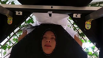 Masseuse Warms Her Pussy And Ends Up Fucking Her On The Gurney