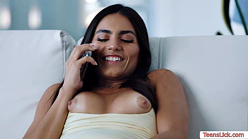 Caught my babysitter having phone sex