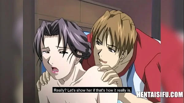 Stepmom Gets Pounded By StepSon While Jealous Watches- Hentai Eng Sub