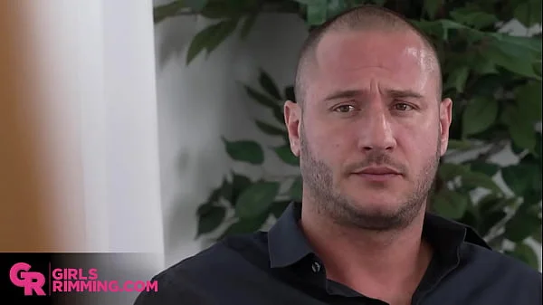 GIRLSRIMMING - Juicy rimjob with gorgeous busty milf Lauren Philips and Danny Mountain