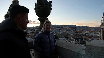 Two guys fuck the hot blonde Eliza Eves in an intense threesome.