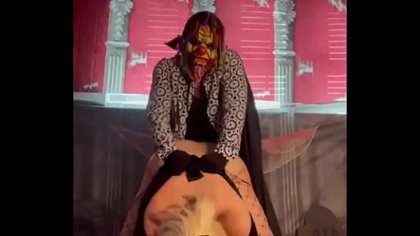 Fucking Milf at Halloween Party