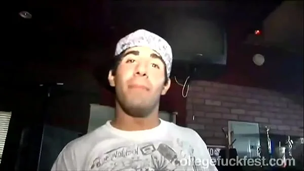 Teen slut fucks hard cock at party