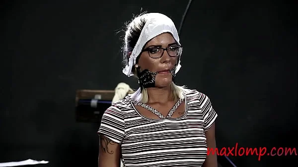 Blue Eyed Brunette is Humiliated by Master