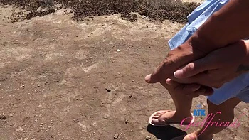 POV Carride and blowjob with the super cute Mira Luv on vacation GFE by ATK Girlfriends: Porn