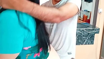 Fucking My Stepmothers Delicious Pussy In The Kitchen