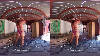 Outdoor Shower Tease